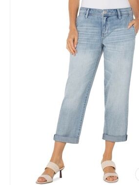 Liverpool The Norma Jean Cropped Straight Jeans